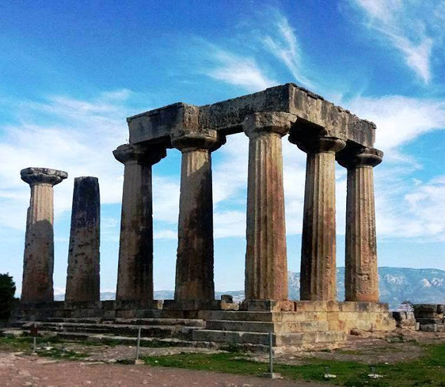 Temple of Apollo Ancient Corinth Greece Photo by Greeker than the Greeks